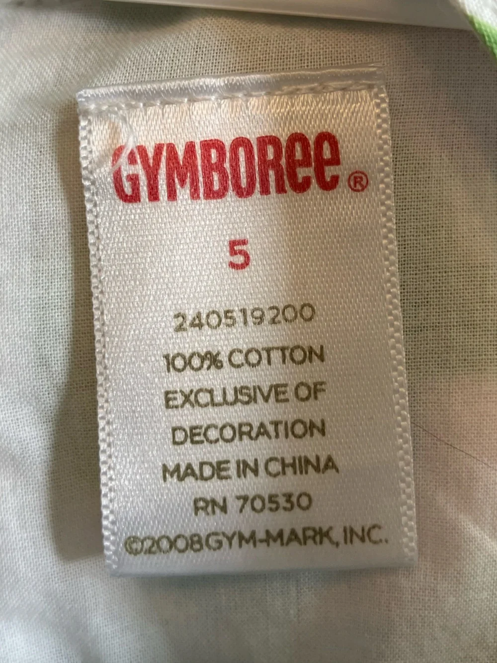 Gymboree Floral Print Sleeveless Girl’s Dress in Green, Pink & Navy